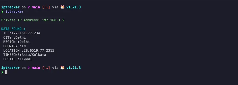 Result for root command
